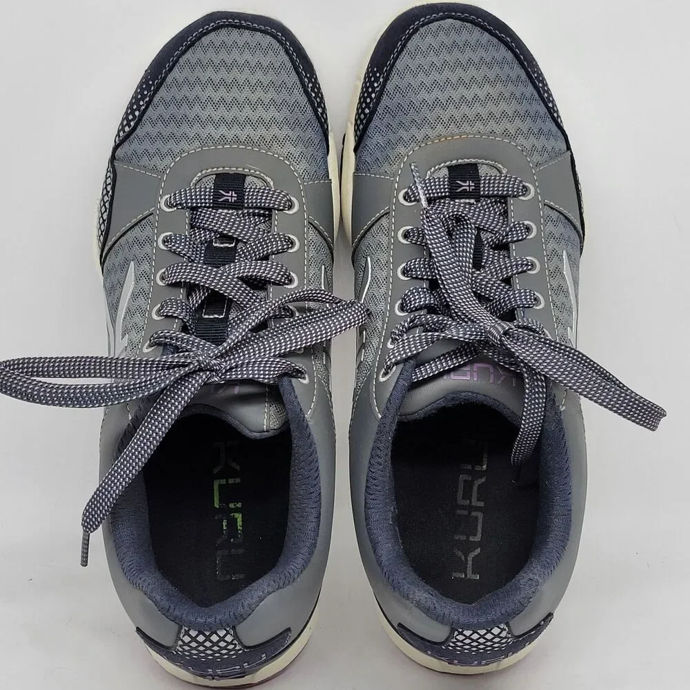 KURU Quantum Athletic Shoes Womens 10.5 EU 42 Gray Comfort Lace Up Sneakers